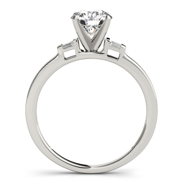 Baguette Fancy Shape Diamond Engagement Ring · 0.12 ct tw