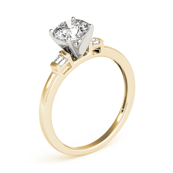 Baguette Fancy Shape Diamond Engagement Ring · 0.12 ct tw