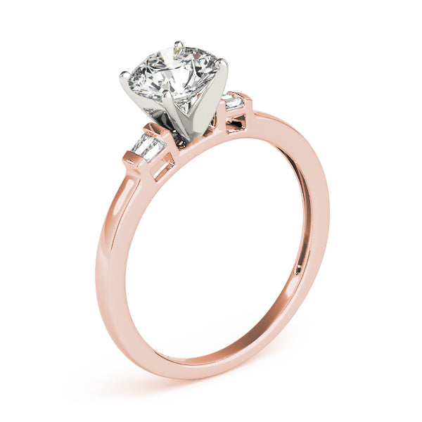 Baguette Fancy Shape Diamond Engagement Ring · 0.12 ct tw