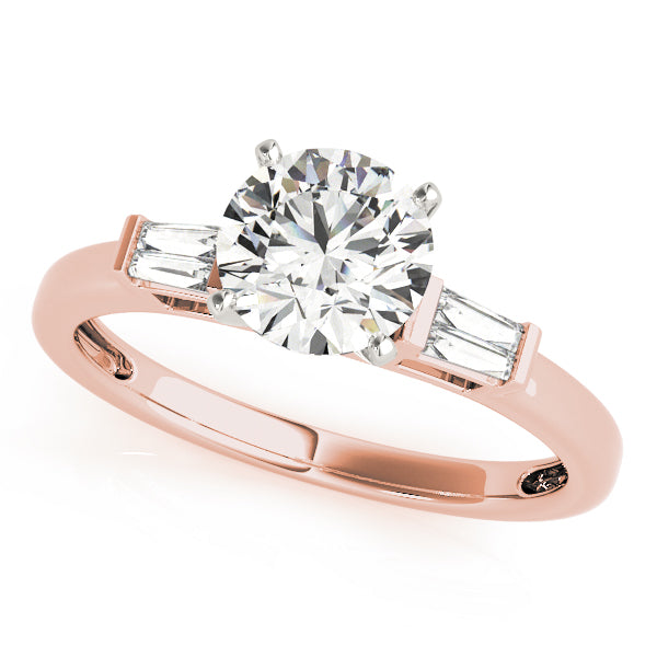 Baguette Fancy Shape Diamond Engagement Ring · 0.12 ct tw