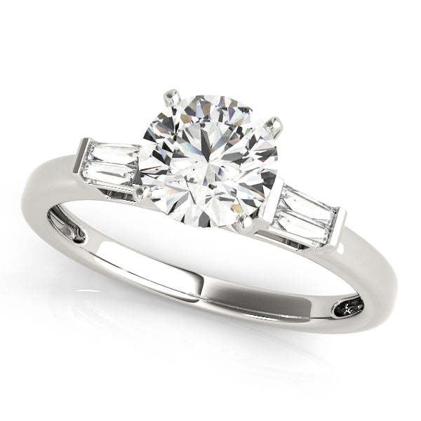 Baguette Fancy Shape Diamond Engagement Ring · 0.12 ct tw