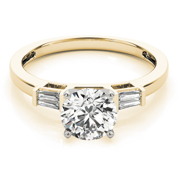 Baguette Fancy Shape Diamond Engagement Ring · 0.12 ct tw