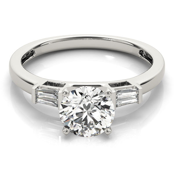 Baguette Fancy Shape Diamond Engagement Ring · 0.12 ct tw