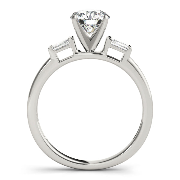 Baguette Fancy Shape Diamond Engagement Ring · 0.12 ct tw