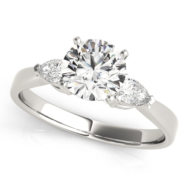 Pear Three-Stone Diamond Engagement Ring · 0.28 ct tw