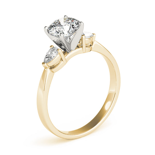 Pear Three-Stone Diamond Engagement Ring · 0.28 ct tw