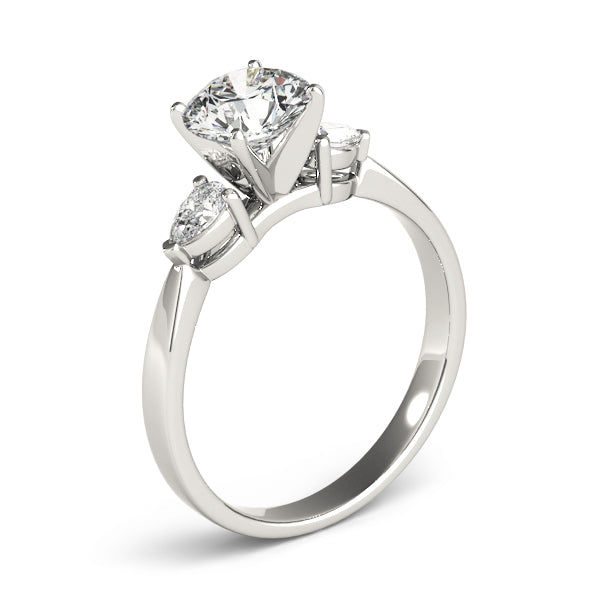 Pear Three-Stone Diamond Engagement Ring · 0.28 ct tw