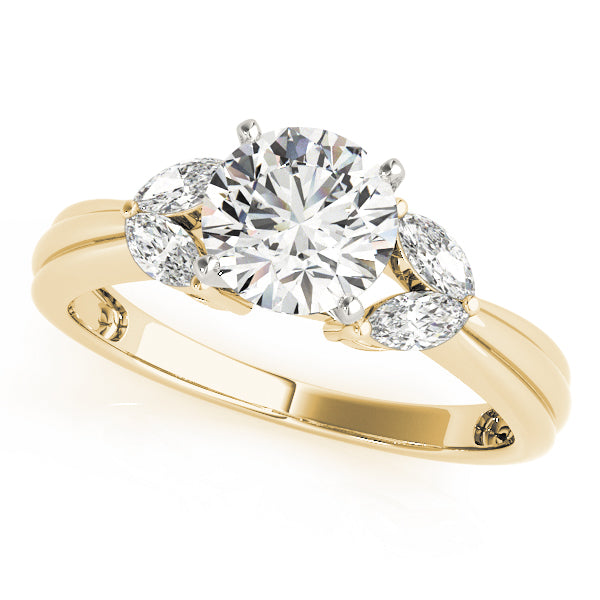 Marquise Fancy Shape Diamond Engagement Ring · 0.28 ct tw