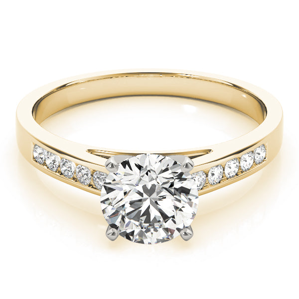 Single Row Channel Set Diamond Engagement Ring · 0.50 ct tw