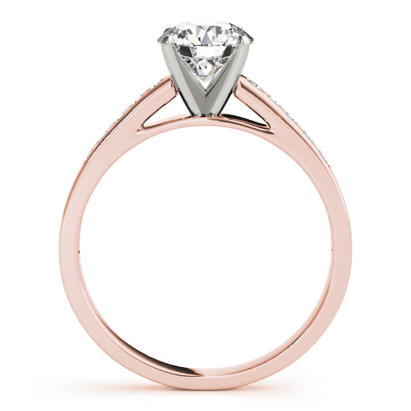 Single Row Channel Set Diamond Engagement Ring · 0.50 ct tw