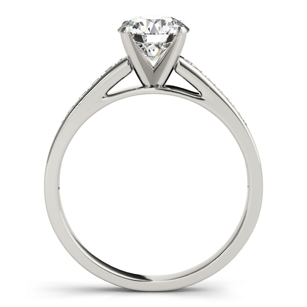 Single Row Channel Set Diamond Engagement Ring · 0.50 ct tw