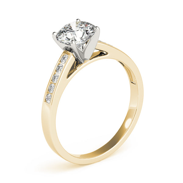 Single Row Channel Set Diamond Engagement Ring · 0.50 ct tw