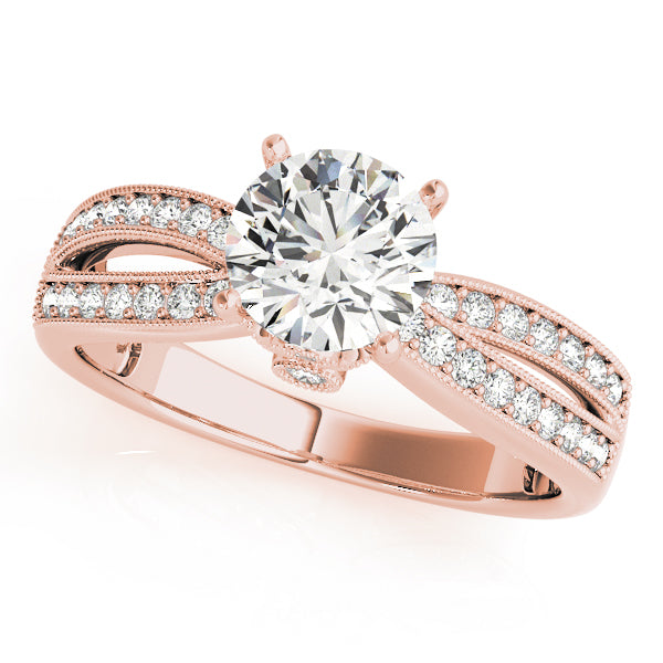 Round Multi-Row Diamond Engagement Ring · 1.32 ct tw