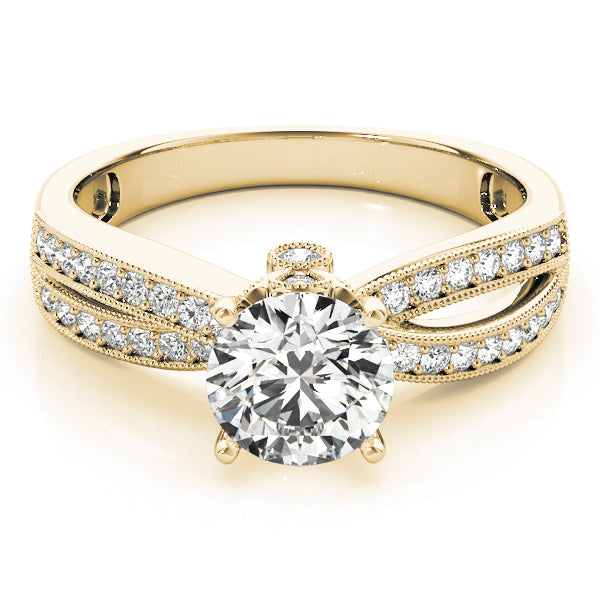 Round Multi-Row Diamond Engagement Ring · 1.32 ct tw