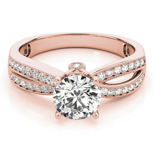 Round Multi-Row Diamond Engagement Ring · 1.32 ct tw