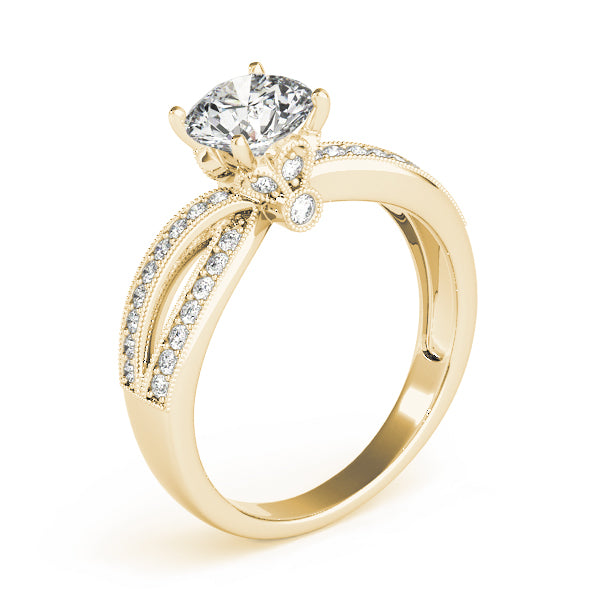 Round Multi-Row Diamond Engagement Ring · 1.32 ct tw