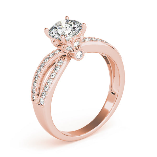 Round Multi-Row Diamond Engagement Ring · 1.32 ct tw