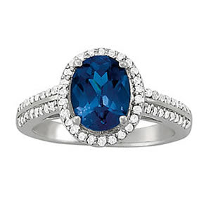 Oval Gemstone Fashion Ring · 0.38 ct tw