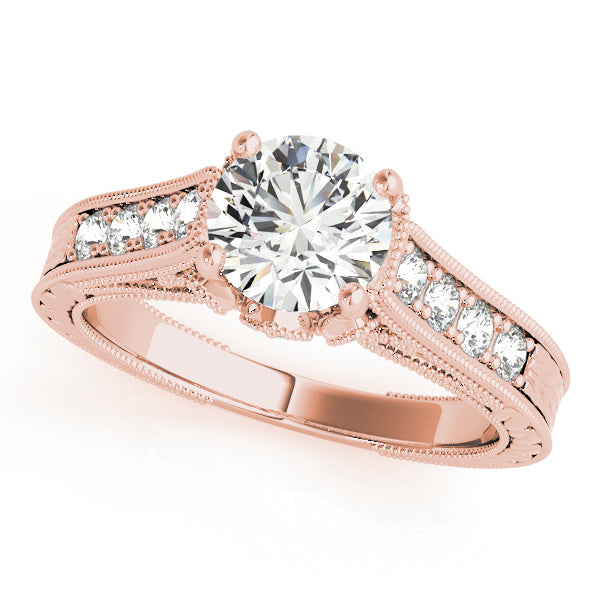 Round Single Row Prong Set Diamond Engagement Ring · 1.58 ct tw