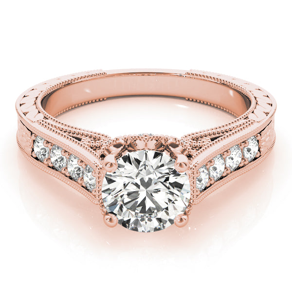 Round Single Row Prong Set Diamond Engagement Ring · 1.58 ct tw