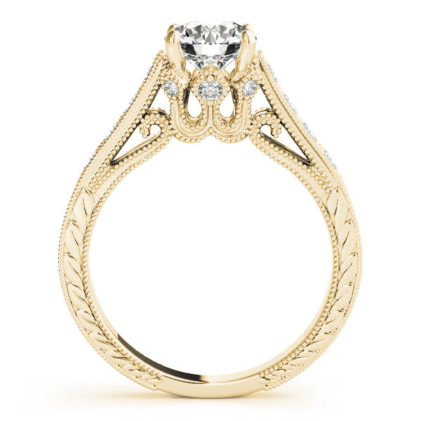 Round Single Row Prong Set Diamond Engagement Ring · 1.58 ct tw