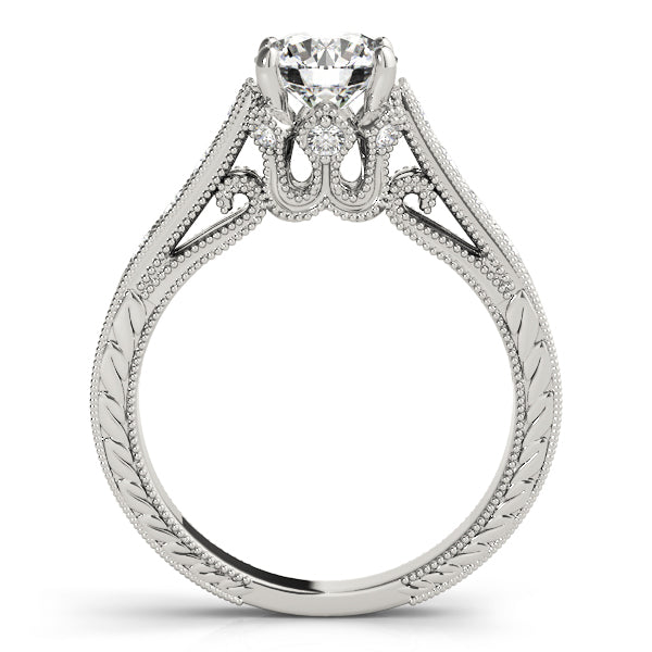 Round Single Row Prong Set Diamond Engagement Ring · 1.58 ct tw