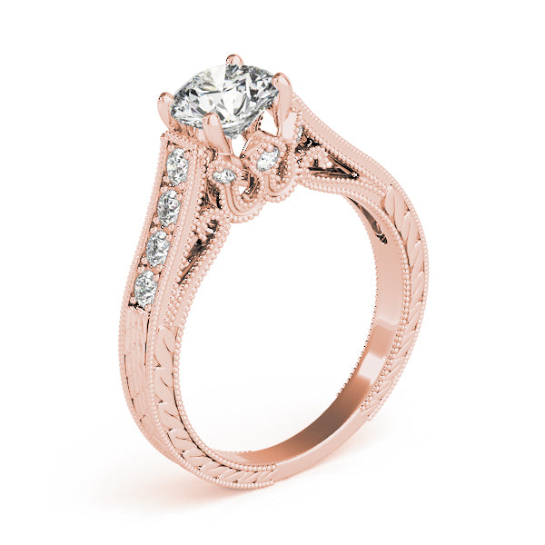 Round Single Row Prong Set Diamond Engagement Ring · 1.58 ct tw