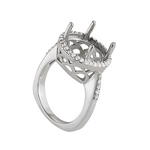 Round Gemstone Fashion Ring · 0.32 ct tw