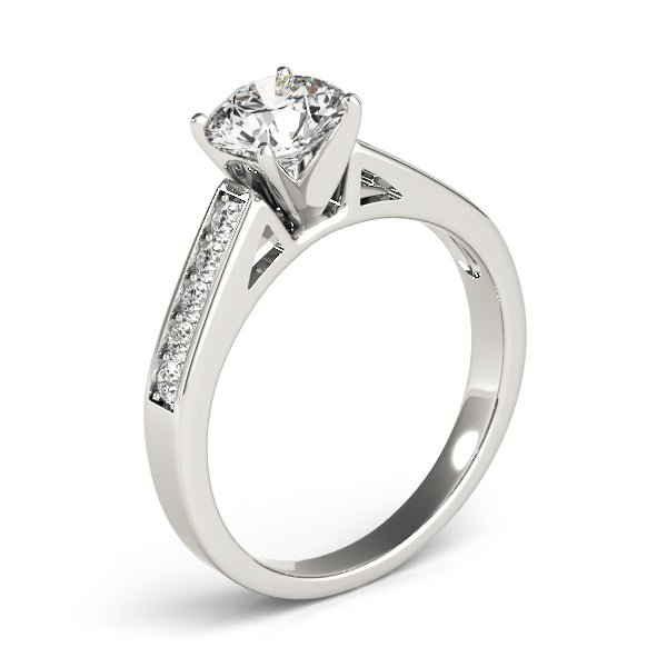 Single Row Prong Set Diamond Engagement Ring · 0.25 ct tw