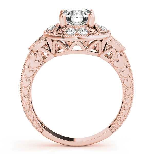 Round Antique Diamond Engagement Ring · 1.62 ct tw