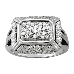 Diamond Cluster Fashion Ring · 0.24 ct tw