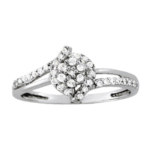 Diamond Cluster Fashion Ring · 0.22 ct tw