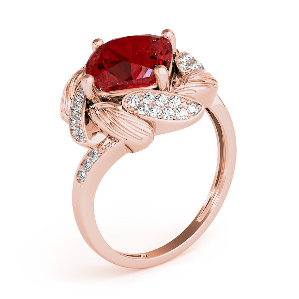 Cushion Princess Gemstone Fashion Ring · 0.21 ct tw