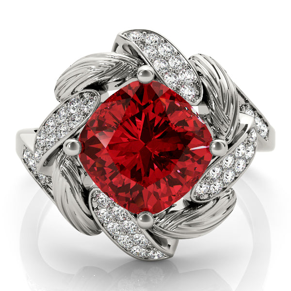Cushion Princess Gemstone Fashion Ring · 0.21 ct tw