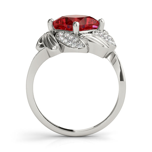 Cushion Princess Gemstone Fashion Ring · 0.21 ct tw