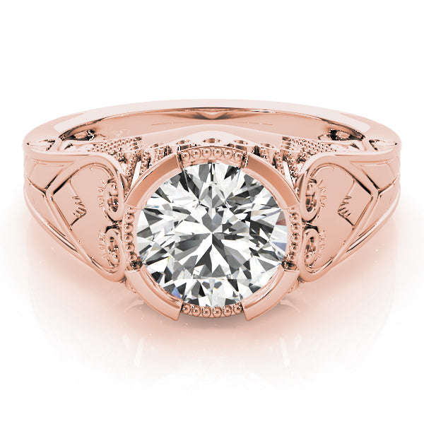 Round Antique Diamond Engagement Ring · 1.50 ct tw