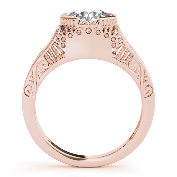 Round Antique Diamond Engagement Ring · 1.50 ct tw