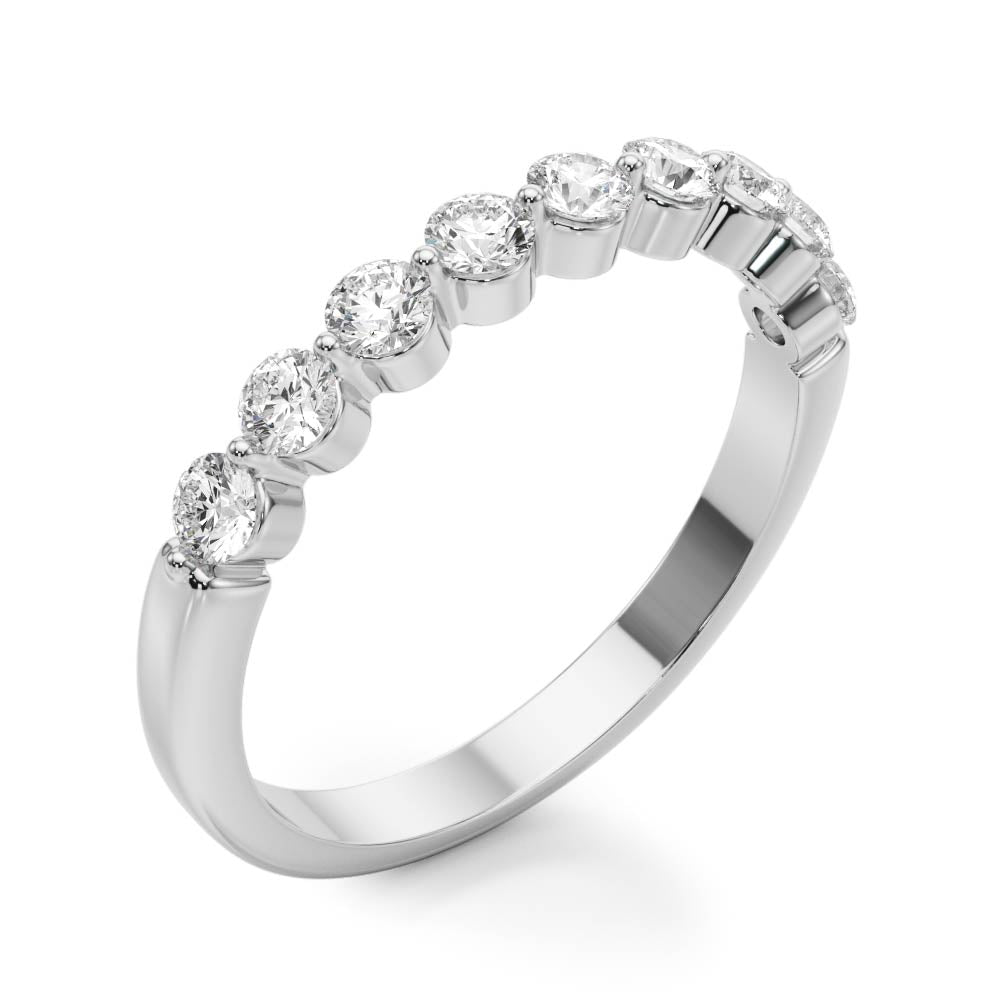 Prong Set Diamond Wedding Band · 0.45 ct tw