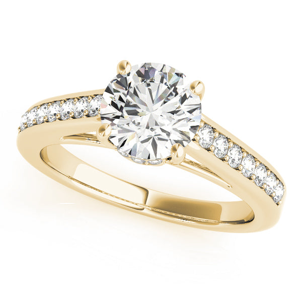 Round Single Row Prong Set Diamond Engagement Ring · 1.59 ct tw