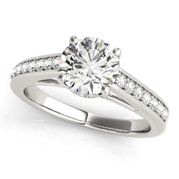 Round Single Row Prong Set Diamond Engagement Ring · 1.59 ct tw