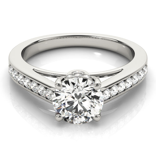 Round Single Row Prong Set Diamond Engagement Ring · 1.59 ct tw