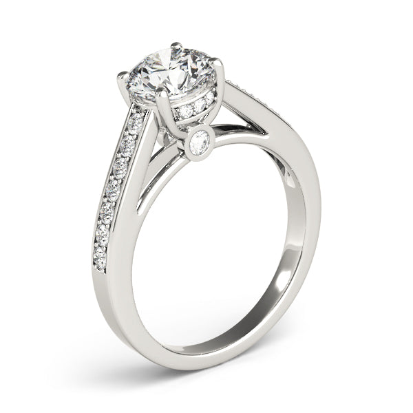 Round Single Row Prong Set Diamond Engagement Ring · 1.59 ct tw