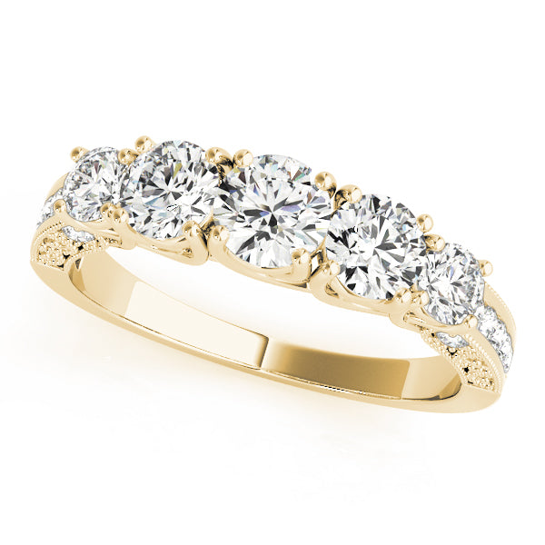 Round Prong Set Diamond Wedding Band · 1.14 ct tw