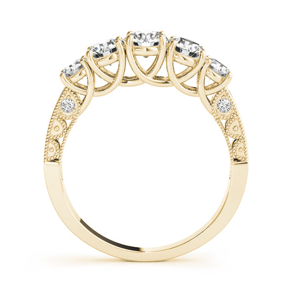Round Prong Set Diamond Wedding Band · 1.14 ct tw