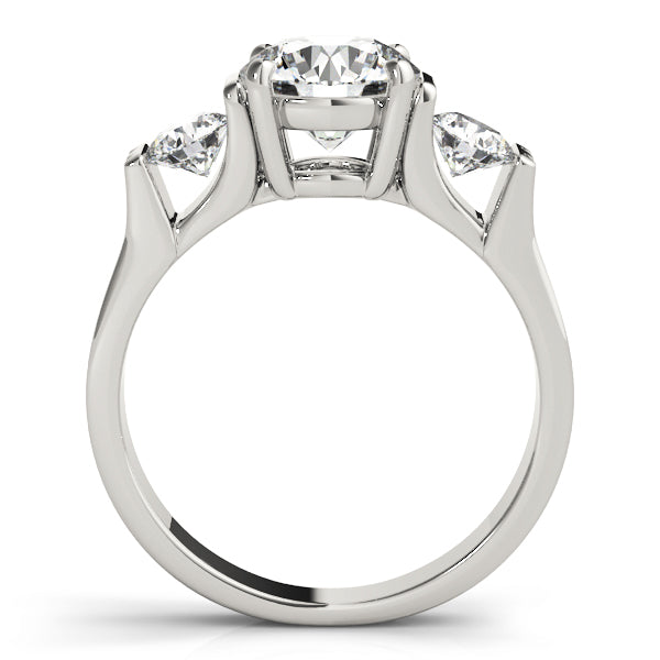 Round Three-Stone Diamond Engagement Ring · 2.00 ct tw