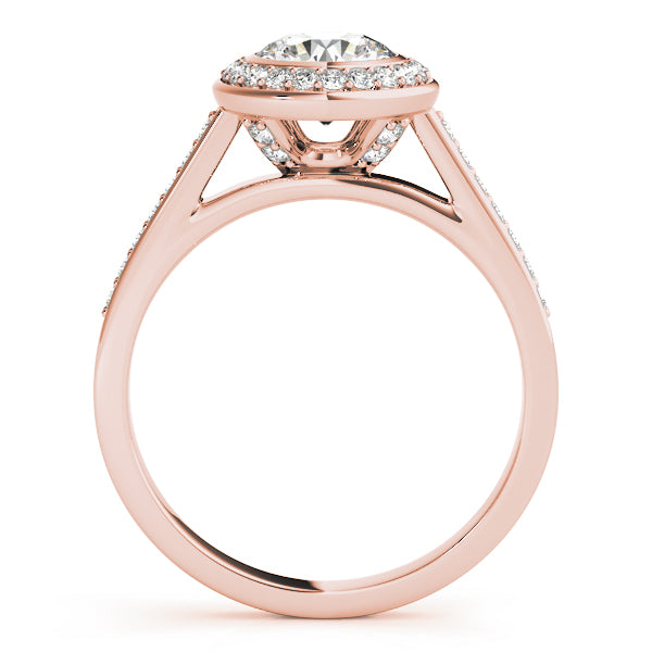 Round Halo Diamond Engagement Ring · 1.25 ct tw