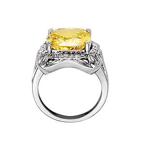 Cushion Princess Gemstone Fashion Ring · 0.18 ct tw