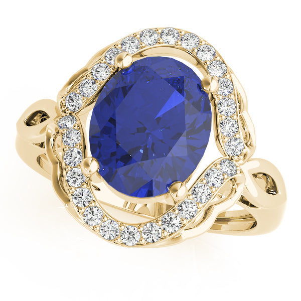 Oval Gemstone Fashion Ring · 0.21 ct tw