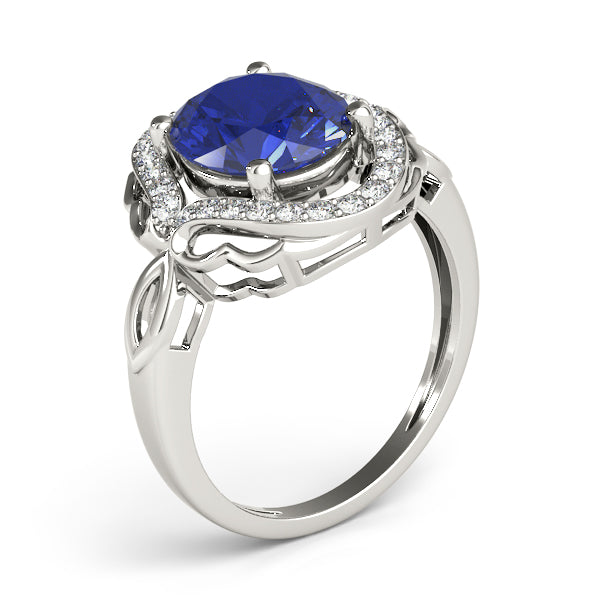 Oval Gemstone Fashion Ring · 0.21 ct tw