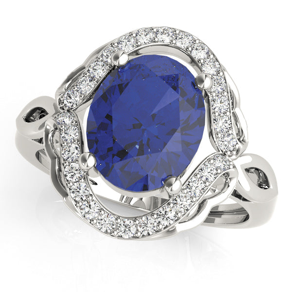 Oval Gemstone Fashion Ring · 0.21 ct tw